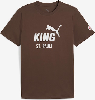 ruda PUMA Sportiniai marškinėliai 'FC St. Pauli King': priekis