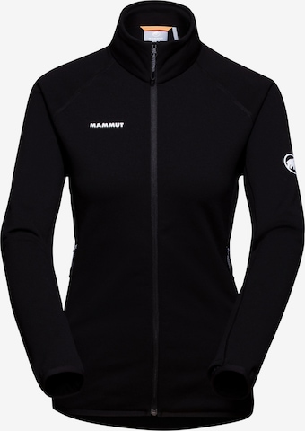 MAMMUT Athletic Fleece Jacket 'Aconcagua' in Black: front