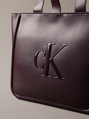 raudona Calvin Klein Pirkinių krepšys