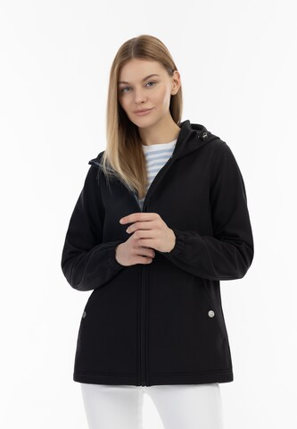 DreiMaster Maritim Funktionsjacke in Schwarz: predná strana