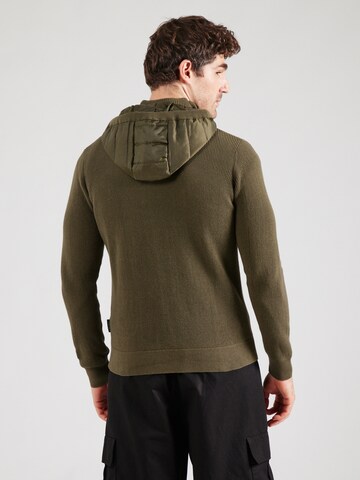 INDICODE JEANS Strickjacke 'Georjes' in Grün