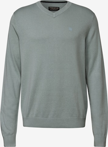 Street One MEN Sweater in Green: front