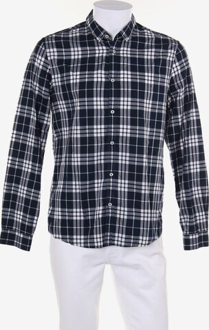 H&M Button Up Shirt in M in Blue: front