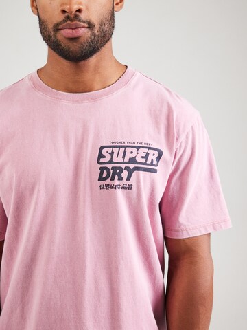 T-Shirt Superdry en rose