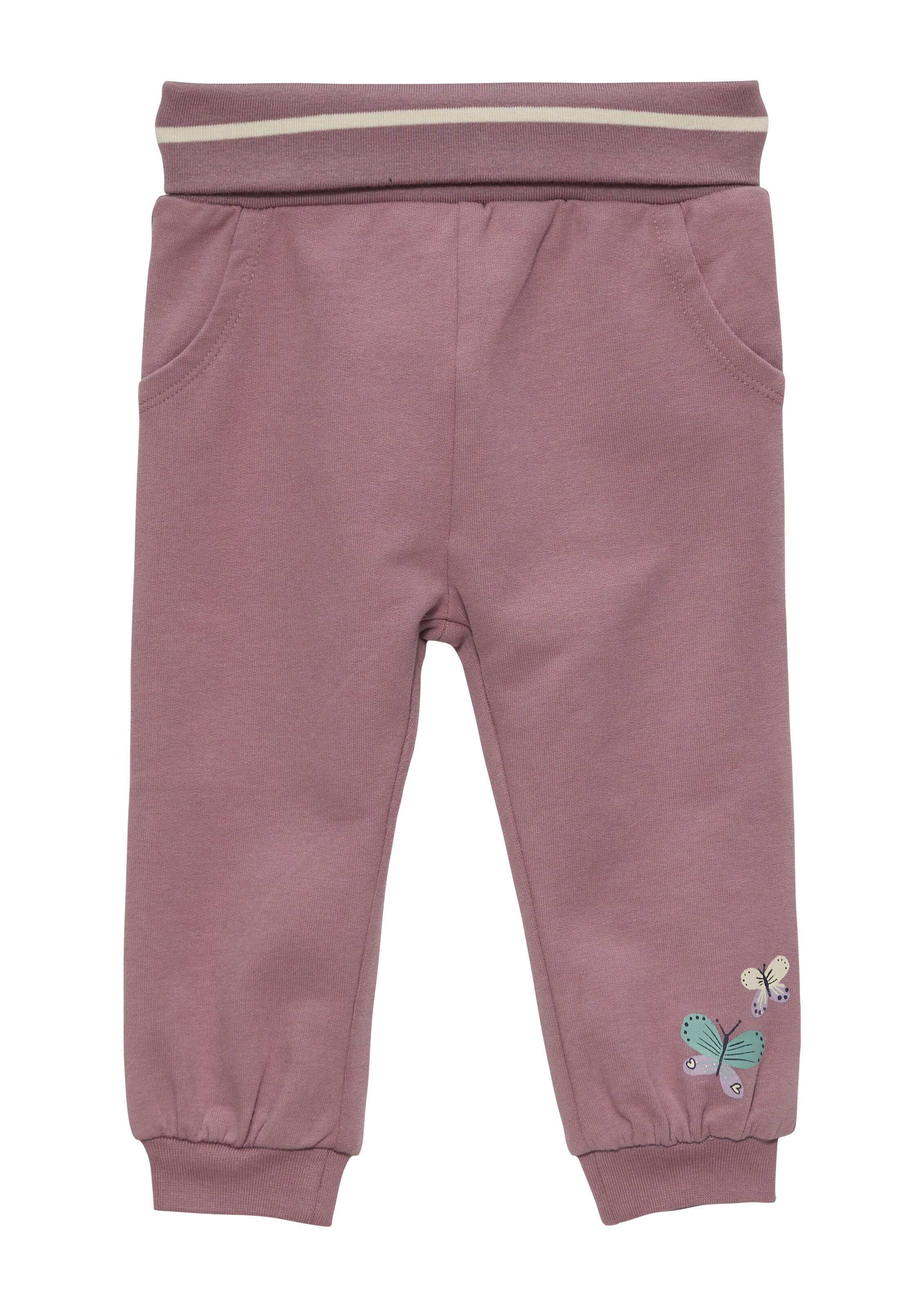 s.Oliver Tapered Pants in Purple: front