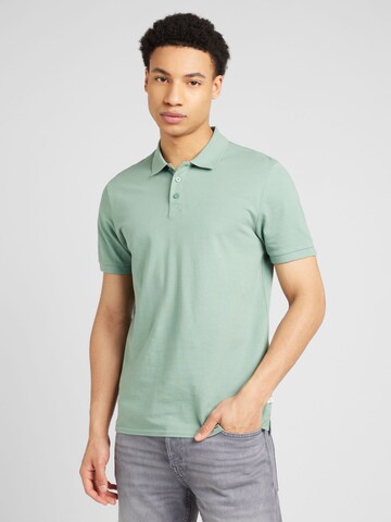 QS Poloshirt in Grün: Vorderseite
