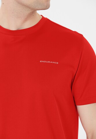 ENDURANCE Performance shirt 'Vernon' in Red