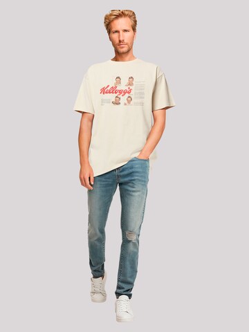 T-Shirt 'Kellogg's' F4NT4STIC en beige