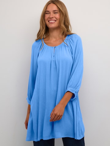 Kaffe Tunic 'Amber' in Blue: front