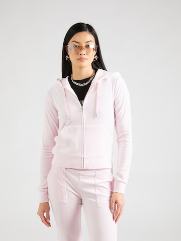 Juicy Couture Sweatjacke in Pink: predná strana