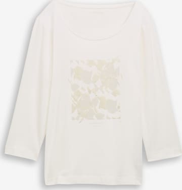 Maglietta di TOM TAILOR in bianco: frontale