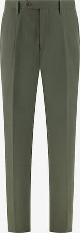 Coupe slim Pantalon chino Boggi Milano en vert : devant