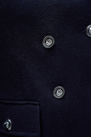Salsa Jeans Between-Seasons Coat in Blue