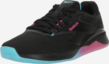 Reebok Athletic Shoes 'NANO X4' in Black: front