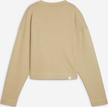 PUMA Athletic Sweatshirt 'BETTER SPORTSWEAR' in Brown