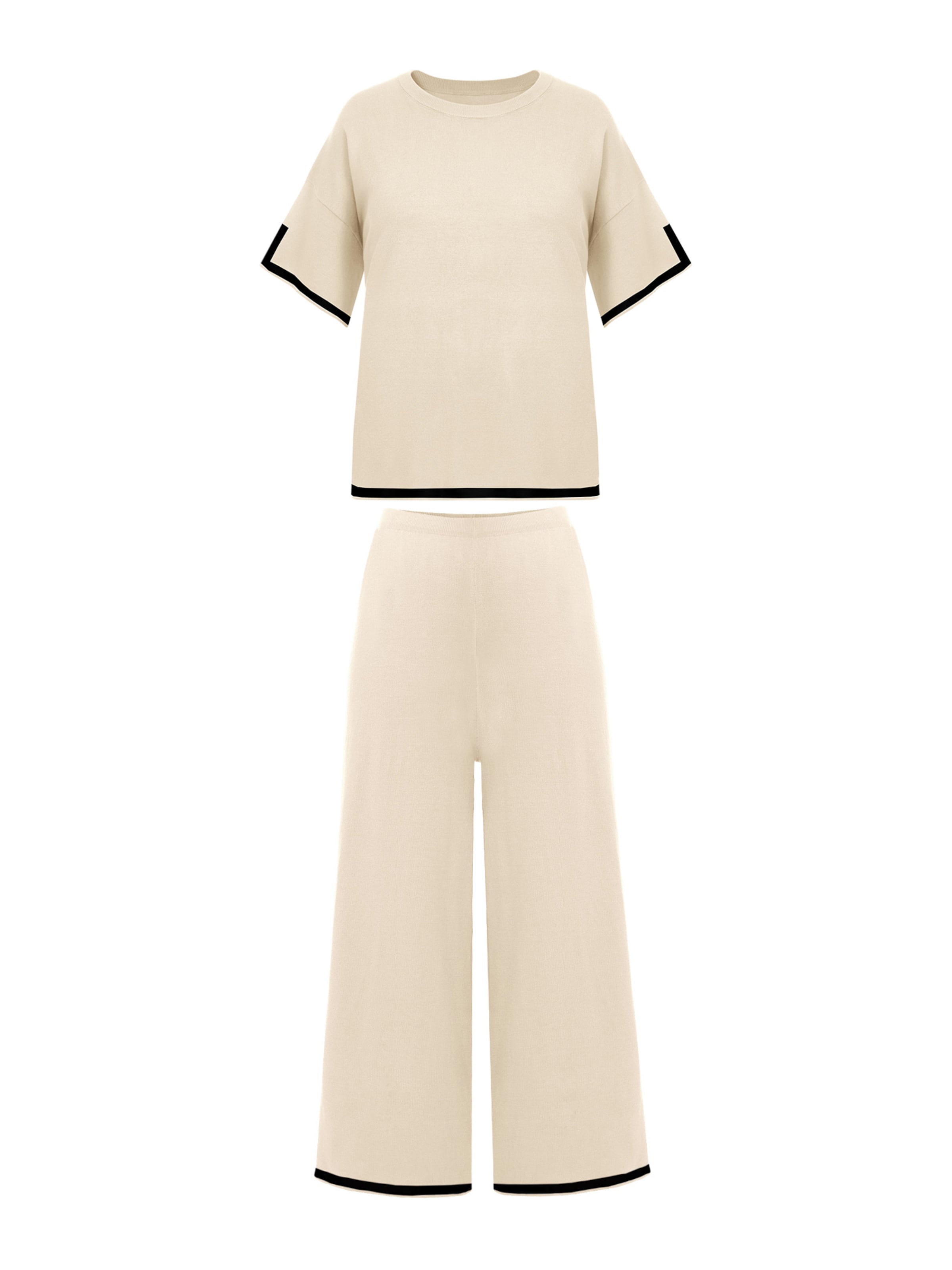 Haine de casă de la Imily Bela pe bej: față