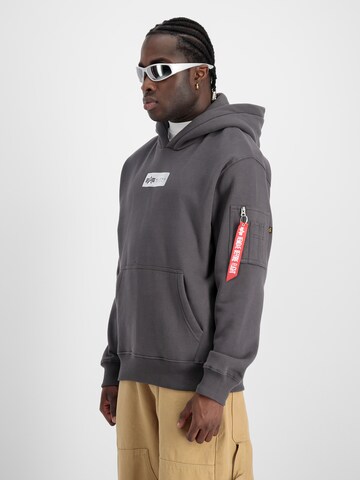 ALPHA INDUSTRIES Sweatshirt i grå
