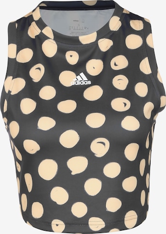 ADIDAS PERFORMANCE Sports Top 'Farm' in Black: front