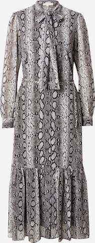 MICHAEL Michael Kors Košeľové šaty 'ADDER' - Sivá: predná strana