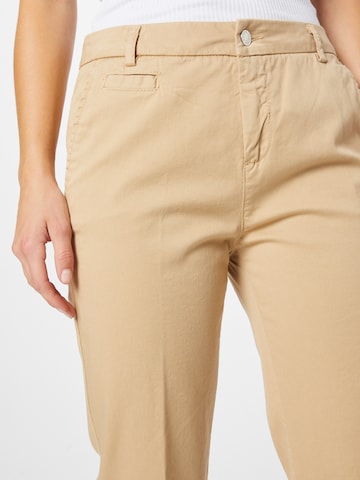 UNITED COLORS OF BENETTON Regular Pleated Pants in Beige