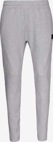 Superdry Tapered Workout Pants in Grey: front