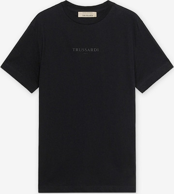 Trussardi - Camiseta en negro: frente