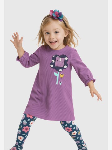 Robe 'CFF-25S1-023' Denokids en violet : devant