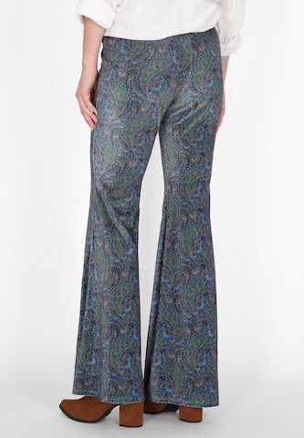 évasé Pantalon usha FESTIVAL en bleu