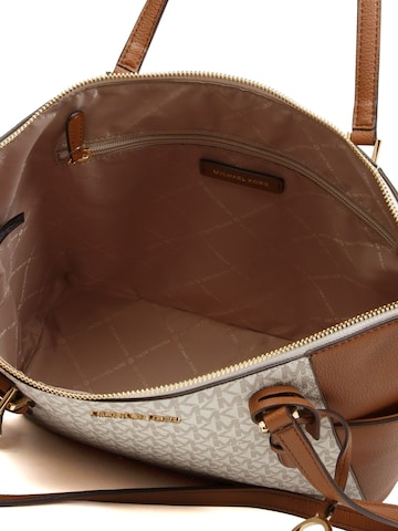 Shopper 'Charlotte Large Top-Zip Tote' di Michael Kors in beige