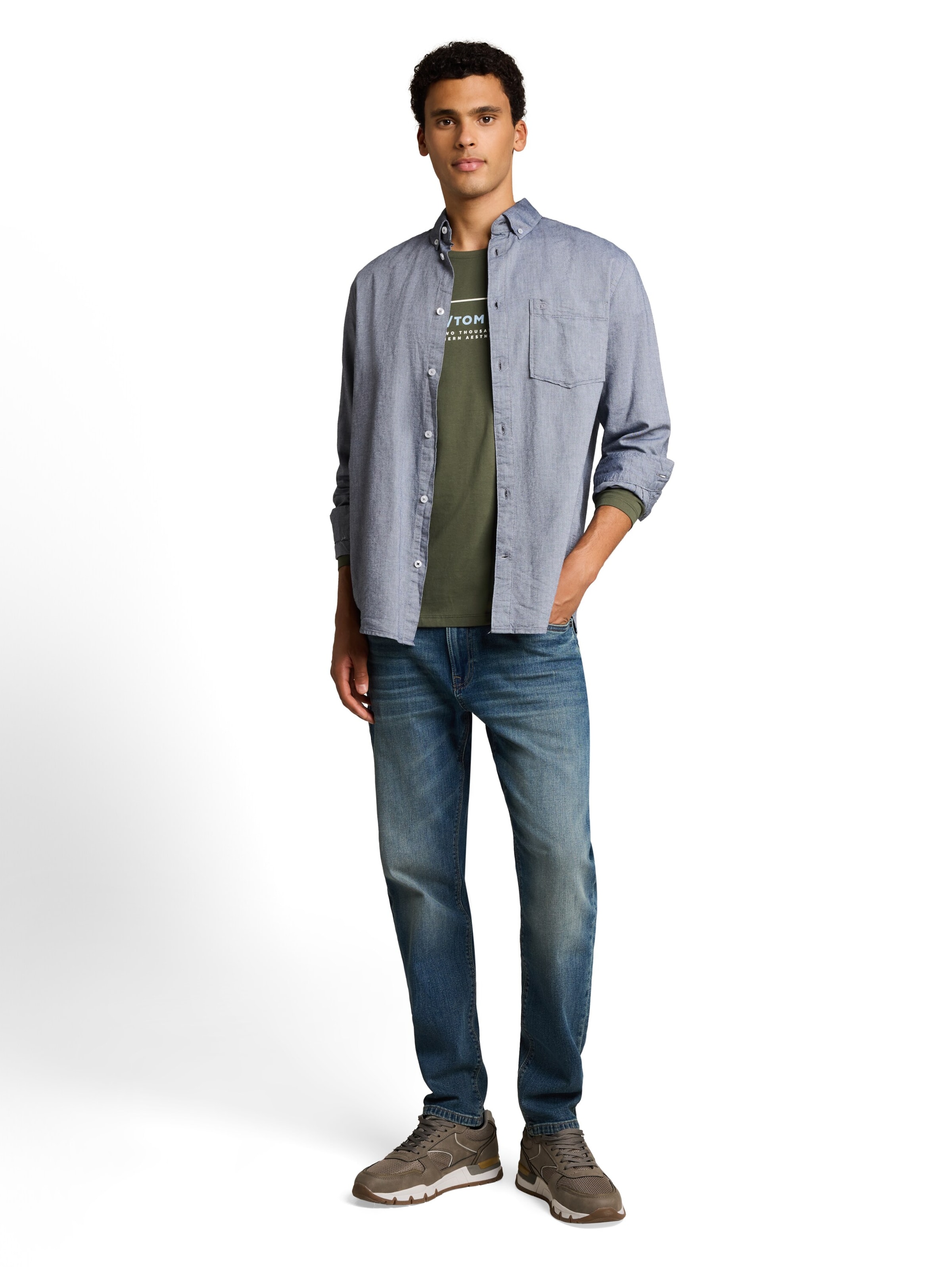 TOM TAILOR DENIM - Camiseta en verde