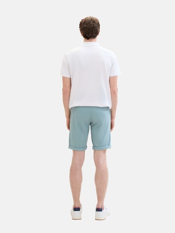 TOM TAILOR Slimfit Shorts in Grün