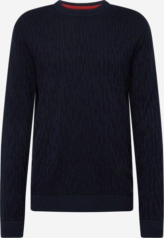 HUGO - Pullover 'Sovrain' em azul: frente