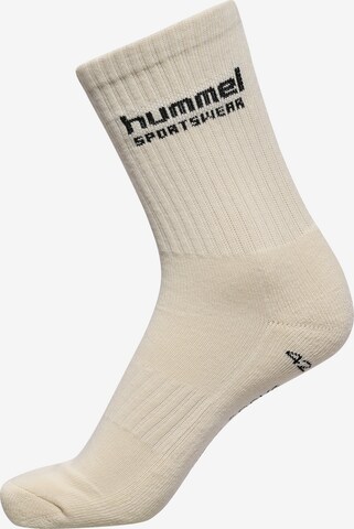 Hummel Athletic Socks in Beige