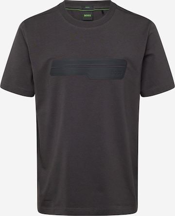 T-Shirt BOSS Green en gris : devant
