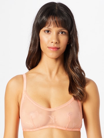 Calvin Klein Underwear Bustier Melltartó - narancs: elől