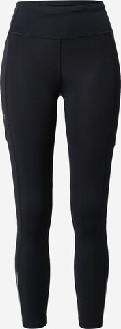 UNDER ARMOUR Skinny Workout Pants 'Fly Fast 3.0' in Black: front