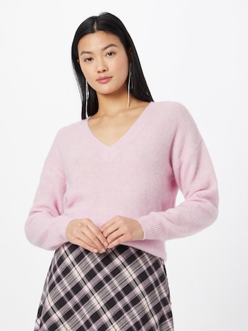 MSCH COPENHAGEN Sweter 'Lisa' w kolorze różowy: przód