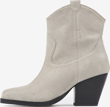 BRONX Ankle Boots ' Fu-Zzy ' in Grey: front