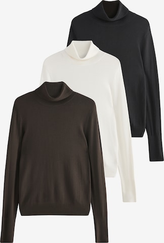 Pulover de la The Set pe maro: față