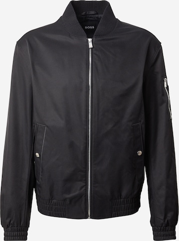 BOSSPrijelazna jakna 'H-Comber' - crna boja: prednji dio