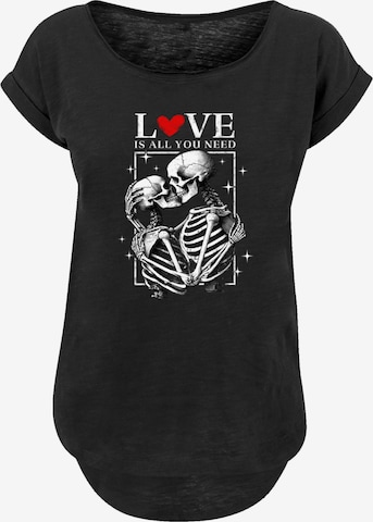 T-shirt 'Love is all you need' F4NT4STIC en noir : devant