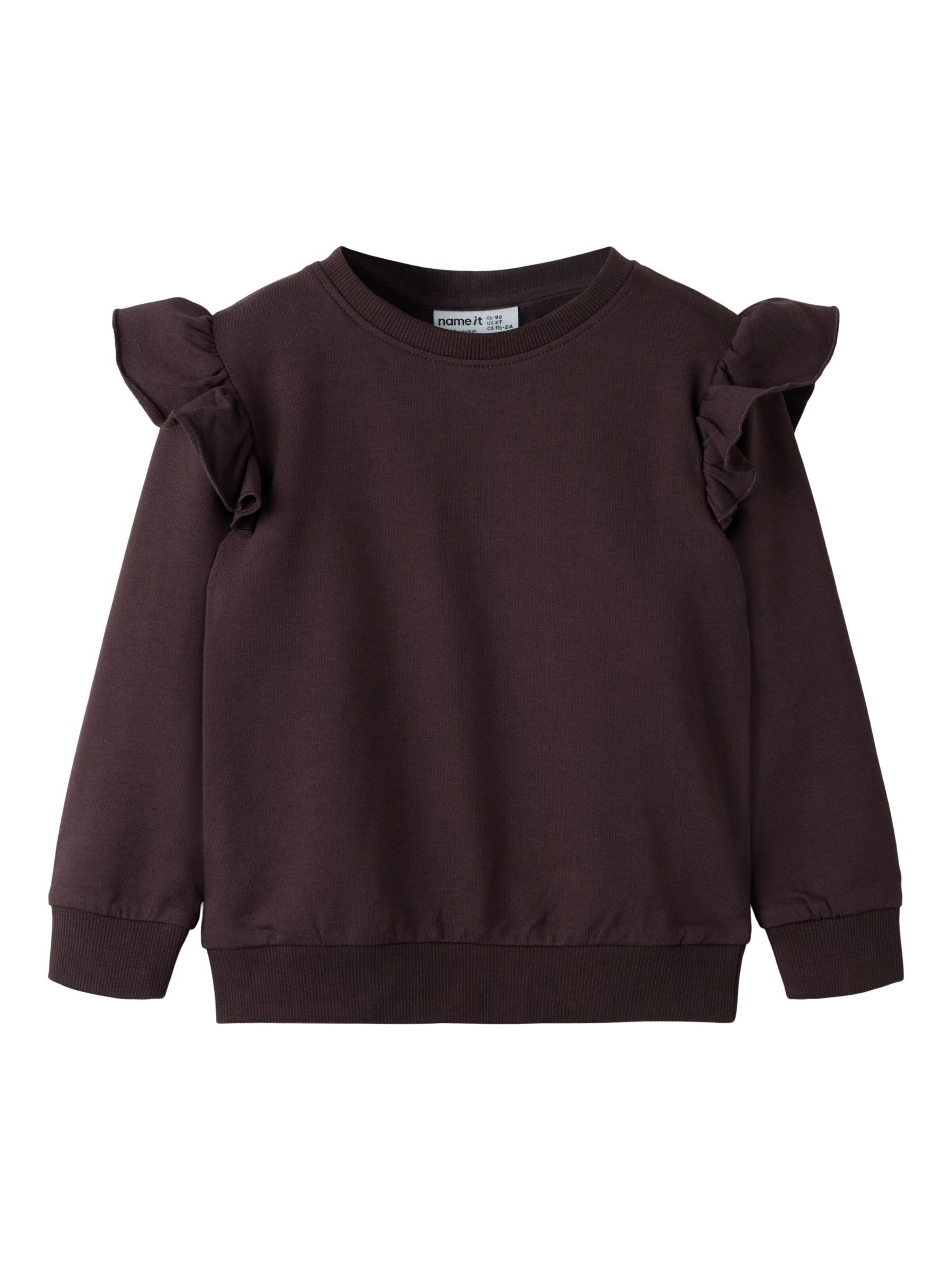 NAME IT - Sudadera en marrón: frente