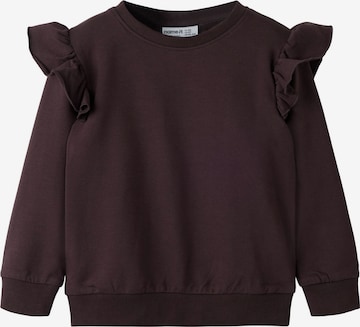 NAME IT - Sudadera en marrón: frente