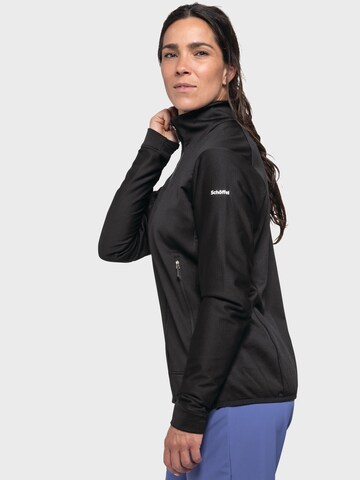 Schöffel Athletic fleece jacket 'Blaueis' in Black