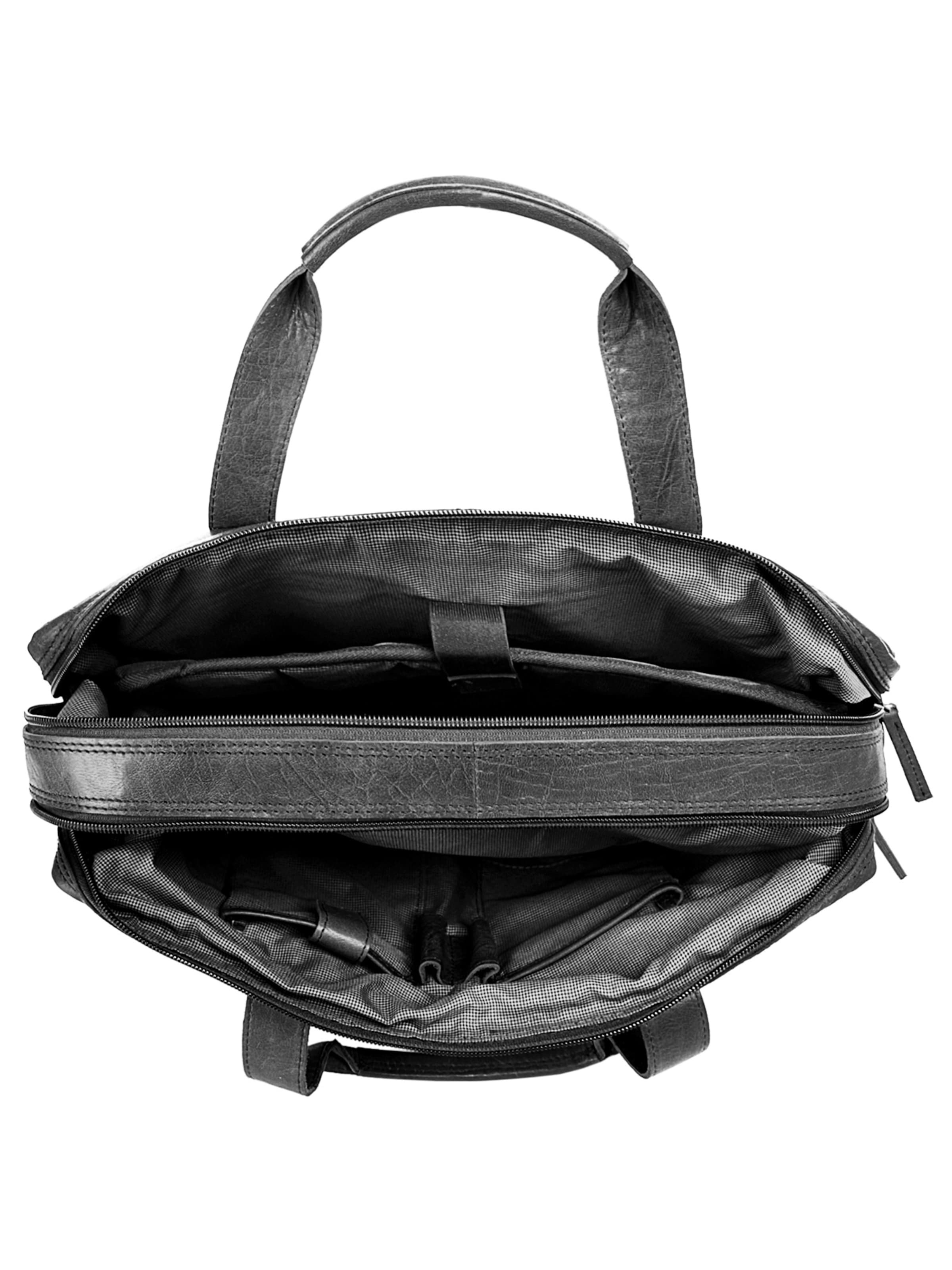 Spikes & Sparrow Briefcase in Black