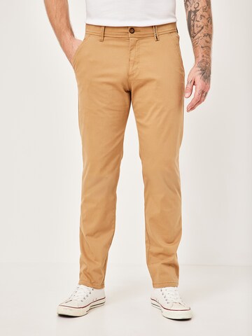 REDPOINT Slimfit Hose in Braun: Vorderseite