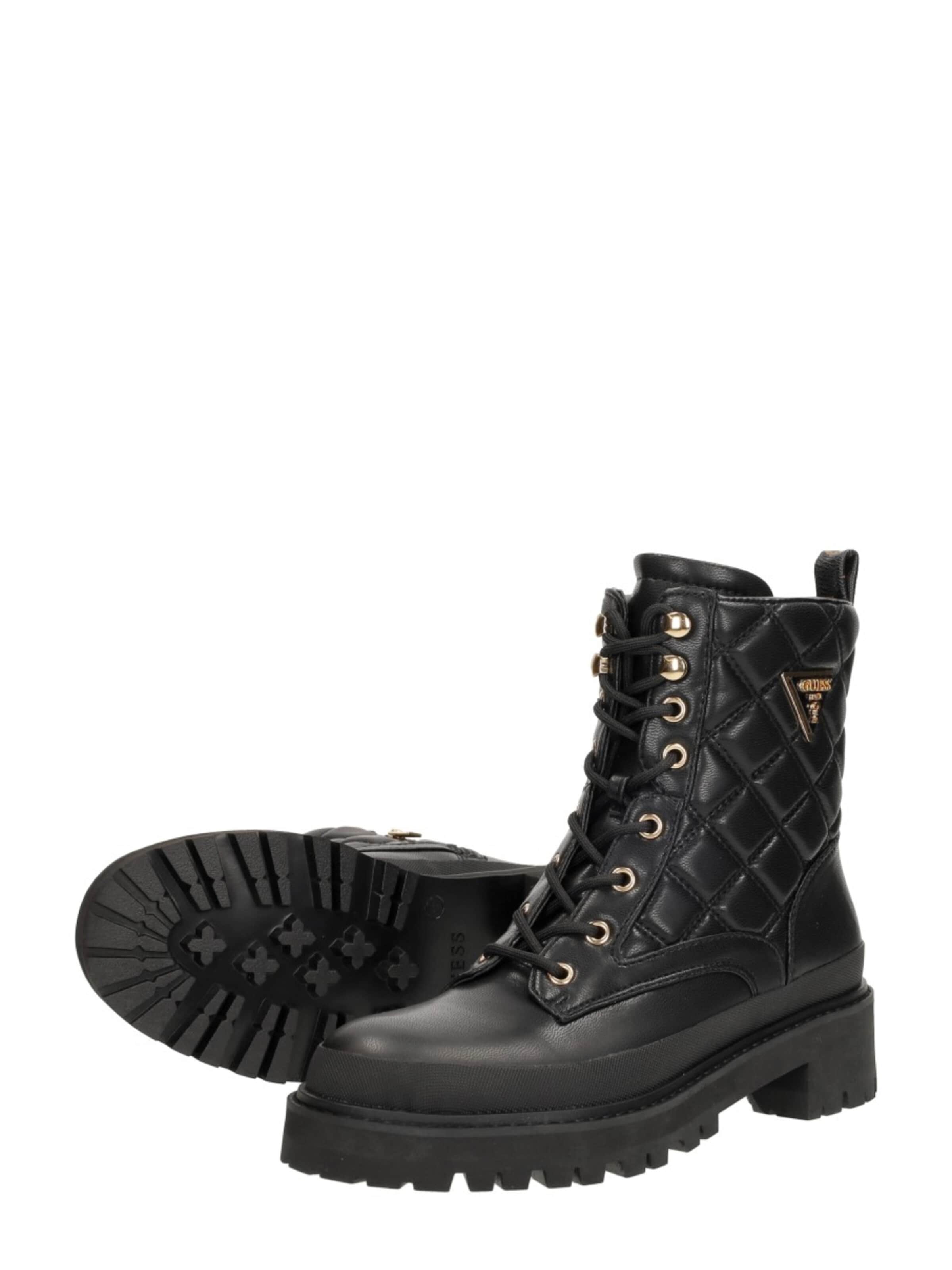 GUESS Veterlaarsjes 'Badae2' in Zwart