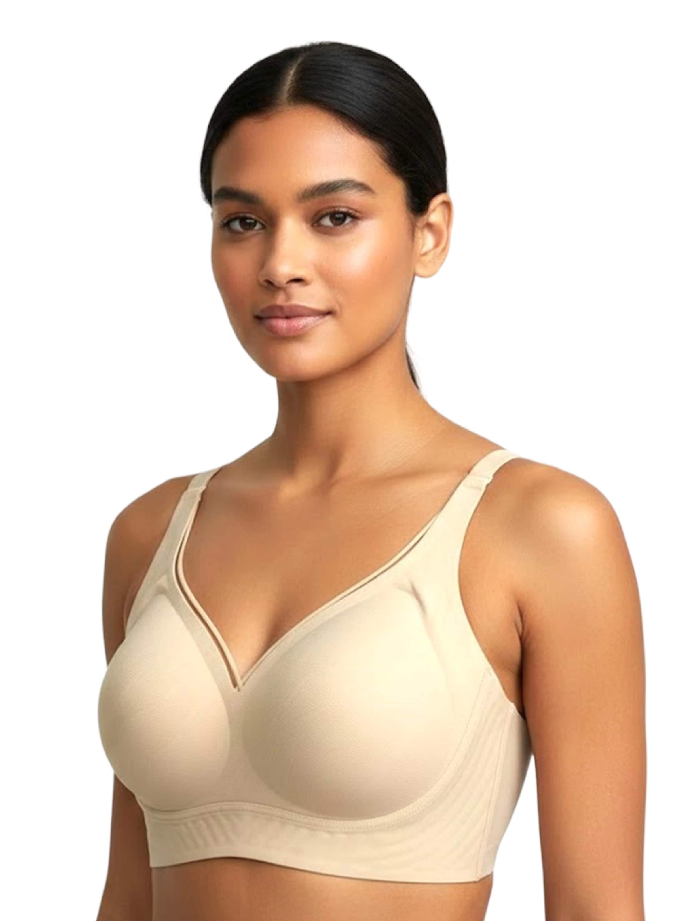 C&City Bralette Bra in Beige: front