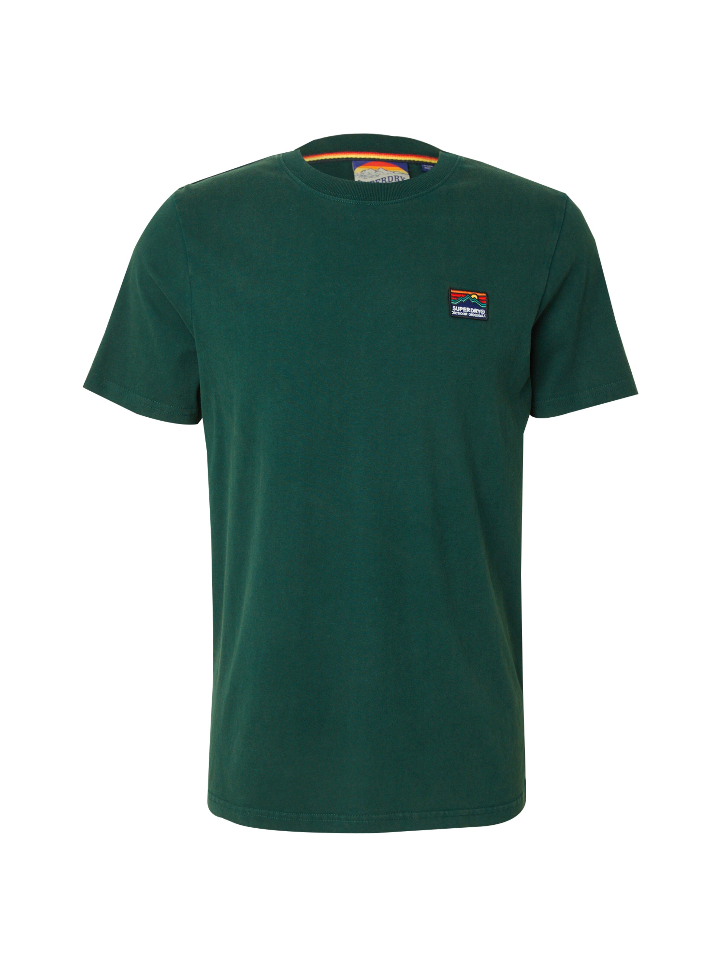 Superdry & Co Shirt 'Great Outdoors' in Groen: voorkant