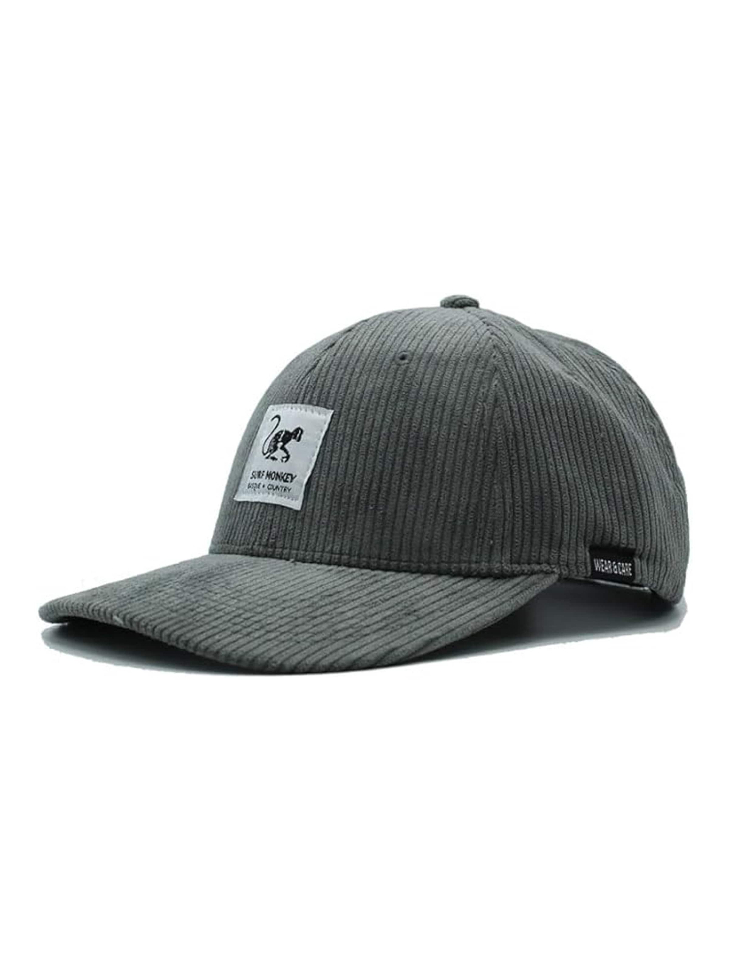 Surf Monkey - Gorra deportiva en gris: frente